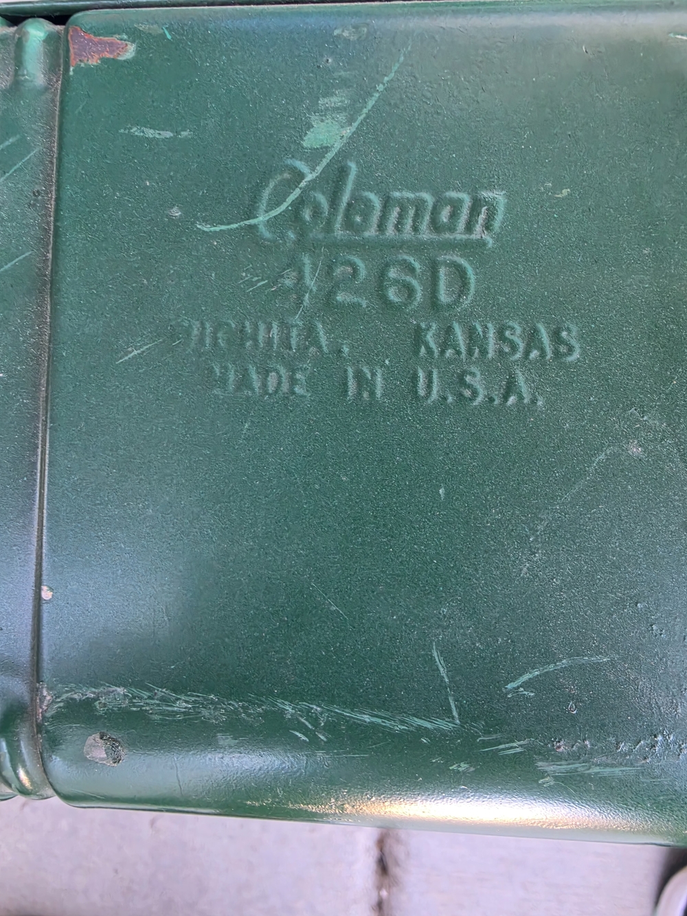 Coleman Dark Green Camping Stove 3 Burners.